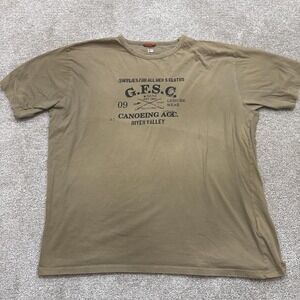 GFSC Canoeing Acc River Valley T-Shirt Men's 2X Outdoor Graphic Tee